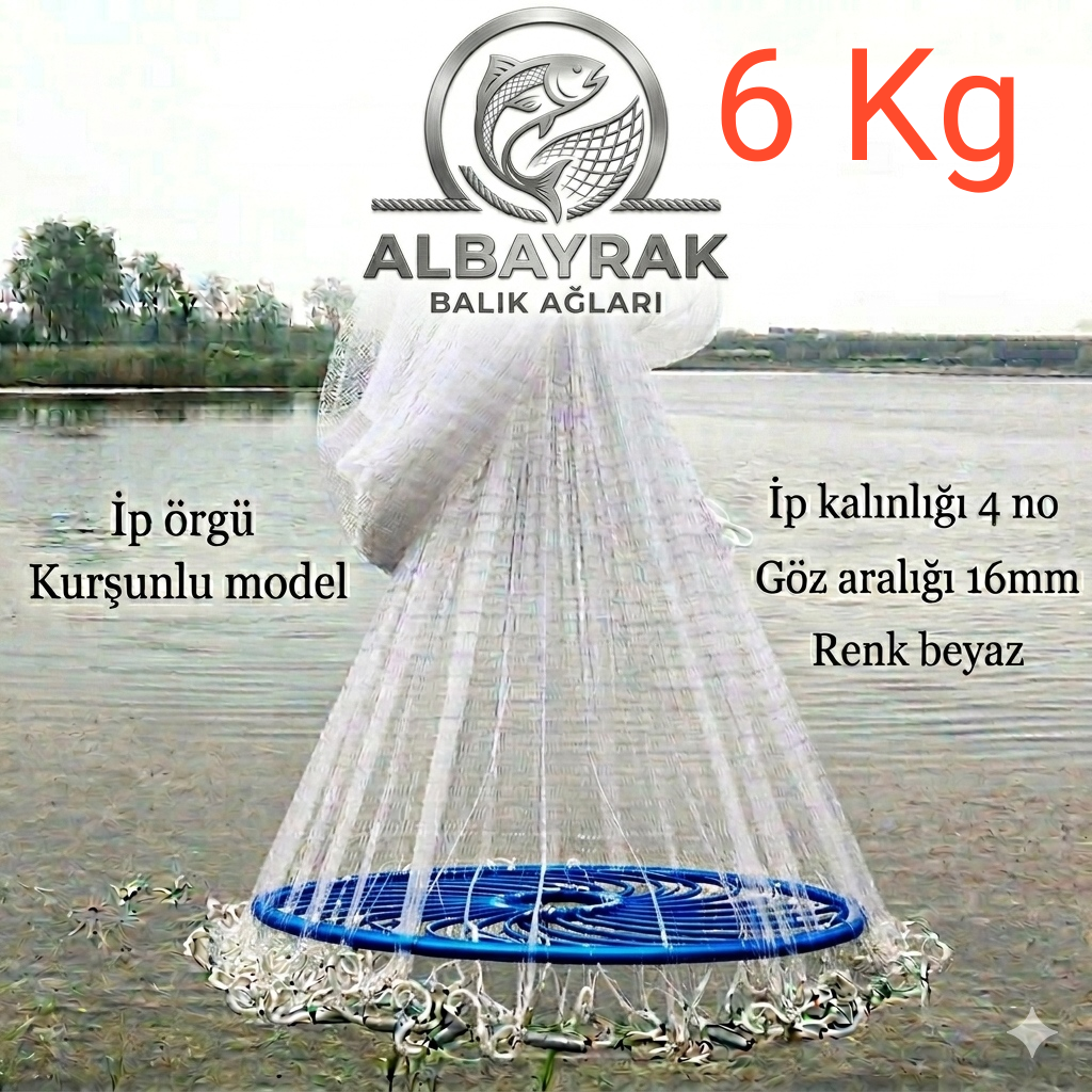 Çemberli Serpme ip örgü 6 KG Kurşunlu