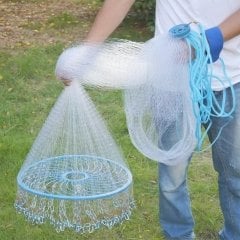 Çemberli Serpme Misina AĞ 5 KG ZİNCİRLİ