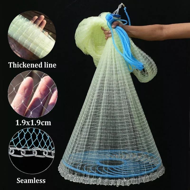 Çemberli Serpme Misina Ağ 3 KG ZİNCİRLİ