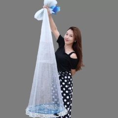 Çemberli Serpme Misina Ağ ZİNCİRLİ 4 KG