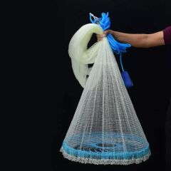Çemberli Serpme Misina Ağ ZİNCİRLİ 4 KG
