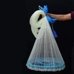 Çemberli Serpme Misina Ağ ZİNCİRLİ 4 KG
